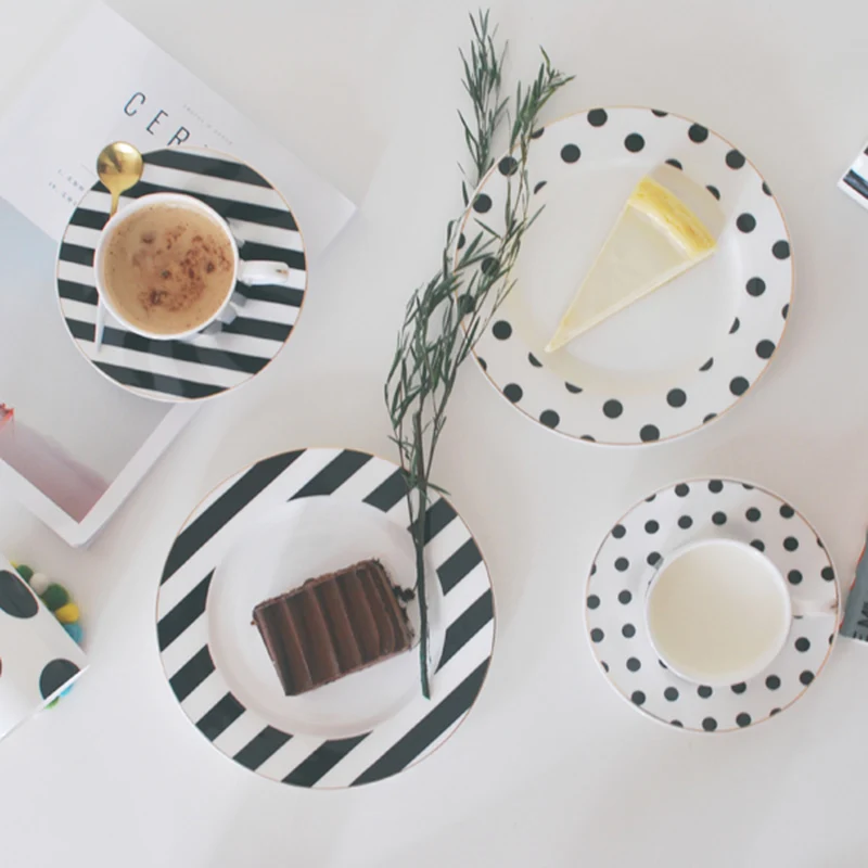 

Japanese Porcelain Coffee Cup Creative Household Minimalist Delicate Mugs Cup Plates Sets Art Jogo De Xicaras Coffee Cup KC50BD