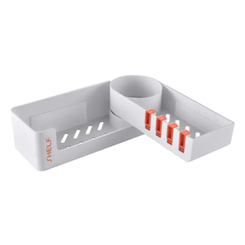 

Bathroom rack corner rack shampoo rack kitchen storage rack shower storage rack wall mount to save space