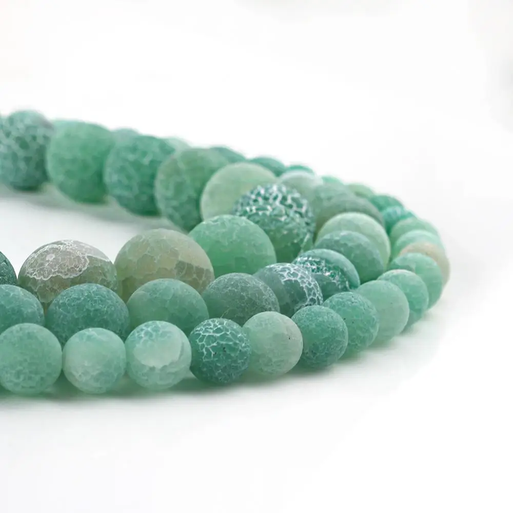 Натуральный камень Forst серый трещины сон огонь Агаты &quotвены дракона&quot спейсер