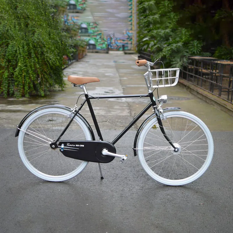 Винтажная велосипедная корзина 650C 700C велосипедный руль fixie 22 2 мм 20 дюймов