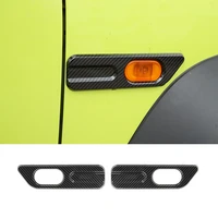 abs car front fender turn signal light lamp trim decorative cover stickers for suzuki jimny 2019 2020 2021 exterior accessories
