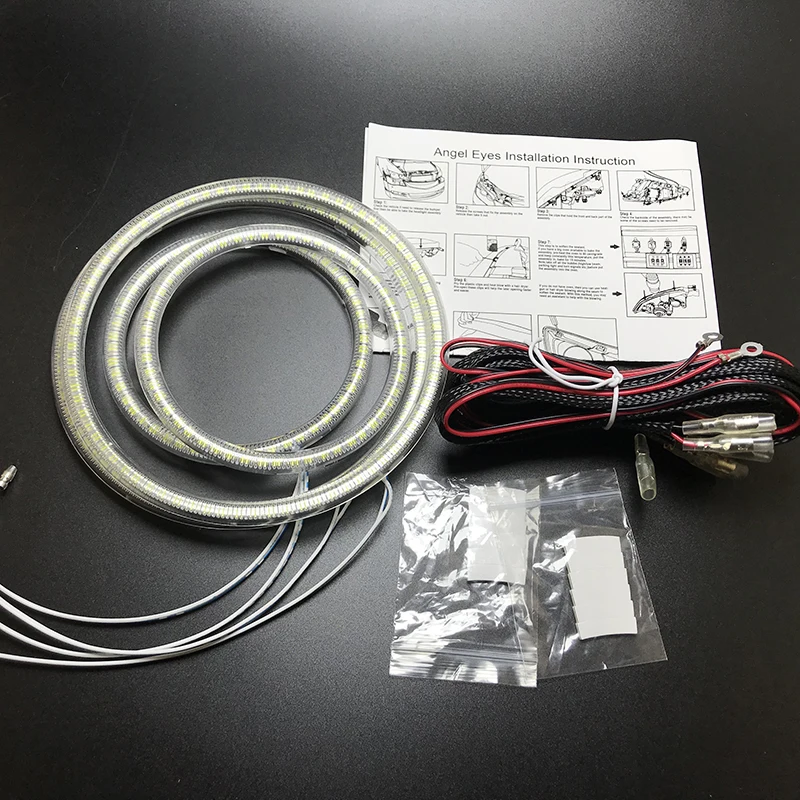 HochiTech ультра яркий SMD белый светодиодный ангельские глазки 2500LM halo ring kit Дневной