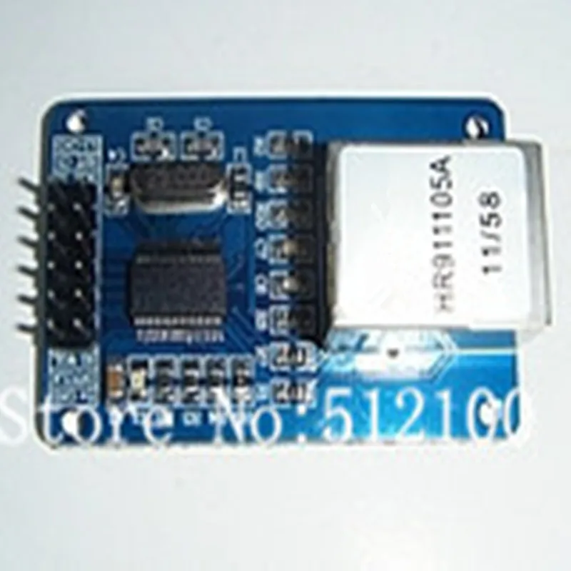 Бесплатная доставка 10 шт. сетевая плата ENC28J60 LAN Ethernet Модуль 25 МГц Кристальный AVR 51