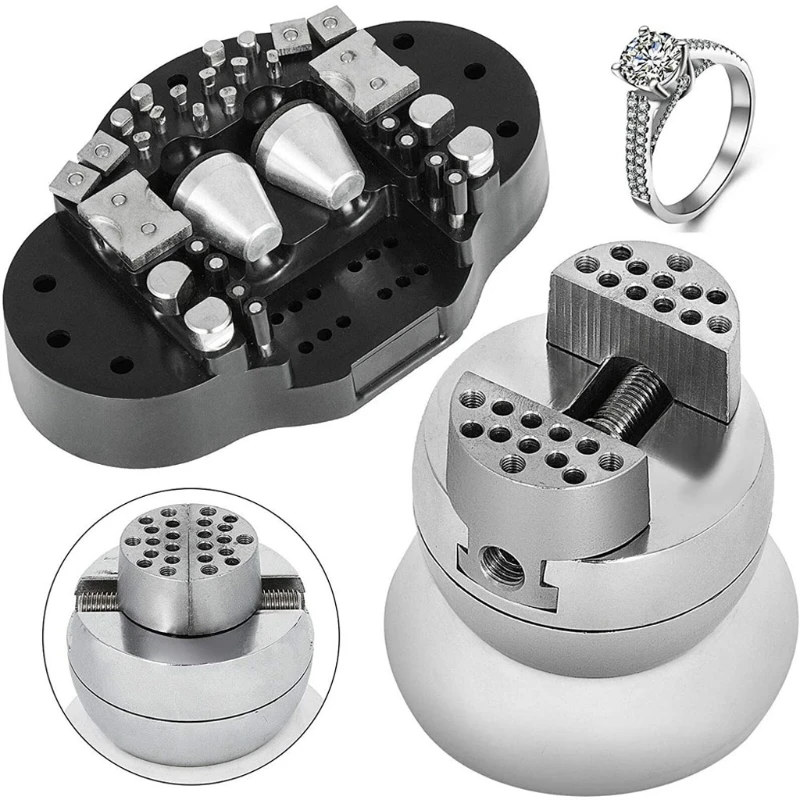 

360°Rotation Ball Vise Engraving Setting Tool Jewelry Engraving Block Setting