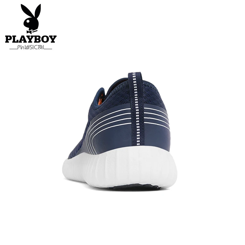 PLAYBOY Новая мужская обувь для бега крутые спортивные кроссовки амортизационная подушечка дышащая трикотажная свежая сетчатая уличная прогулочная беговая Обувь