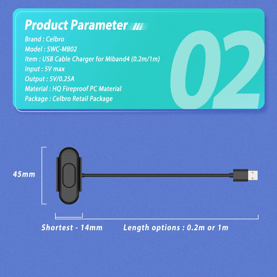 Без разборки USB зарядное устройство для Xiaomi Mi Band 4 Band 4 ремешок для зарядки док-станция удлинитель зарядное устройство Портативный ремешок 4 usb адаптер для зарядки