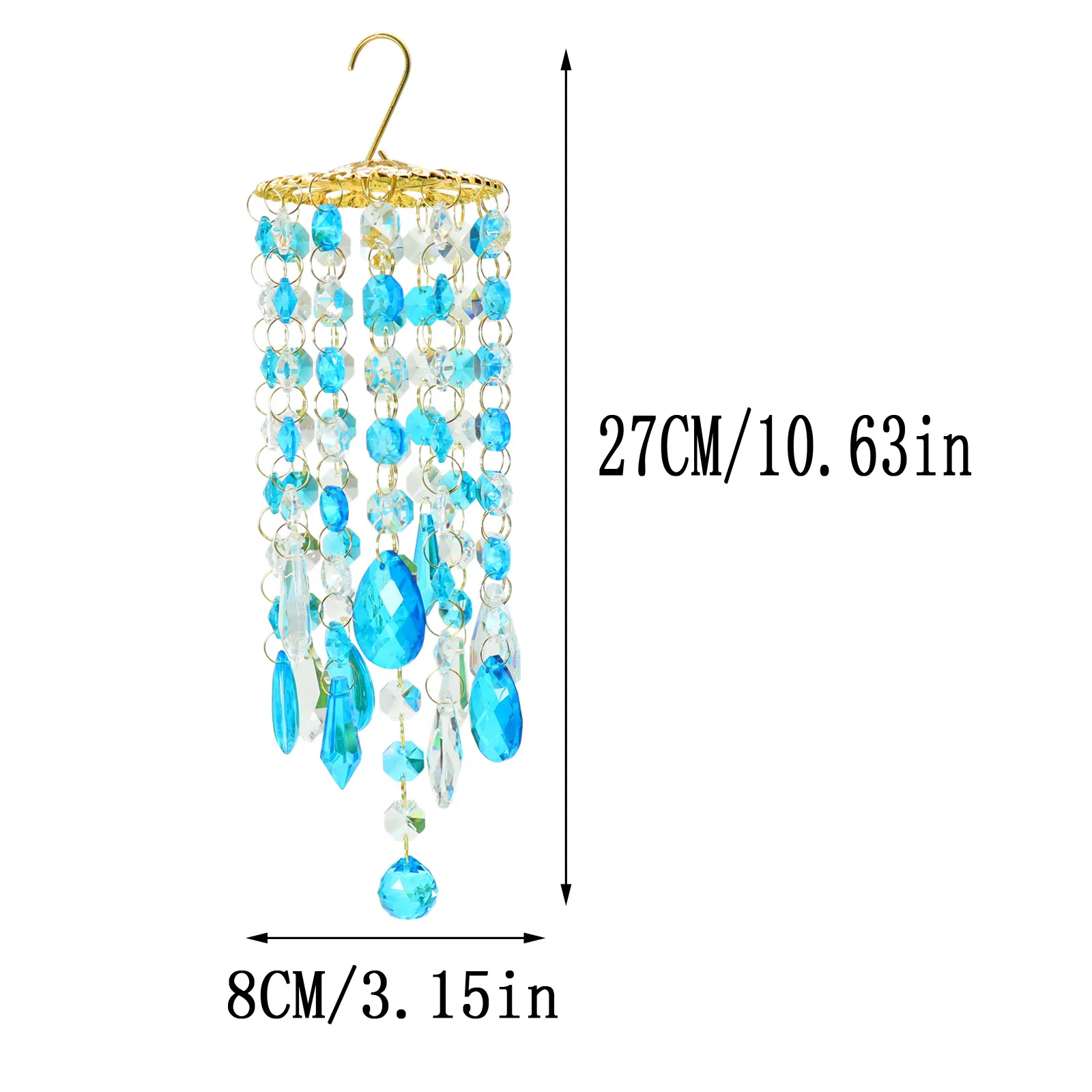 

Wind Chimes For Home Room Decoration Crystal Wind Chimes Outdoor Garden Backyard Patio Lawn Decor Gifts For Home Decor#g3