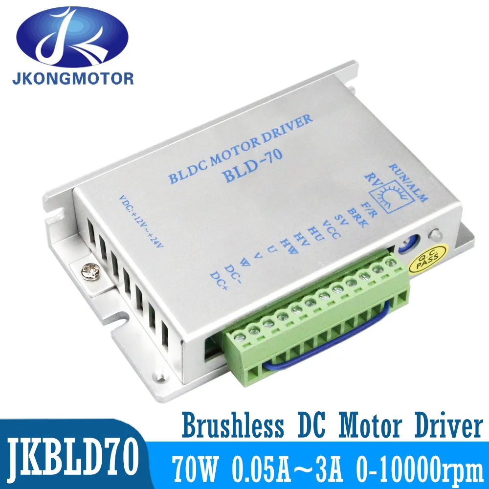 

12V 24V BLDC Motor Driver 70W DC Brushless DC Motor Driver Controller BLD-70