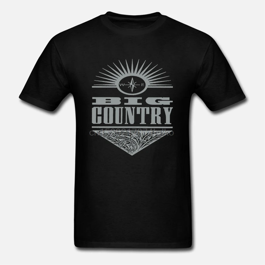 

Camiseta de cuello redondo con banda de Rock escocs de gran pas para hombre