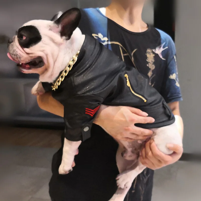 Зимнее ветрозащитное пальто для собак куртка одежда французского бульдога