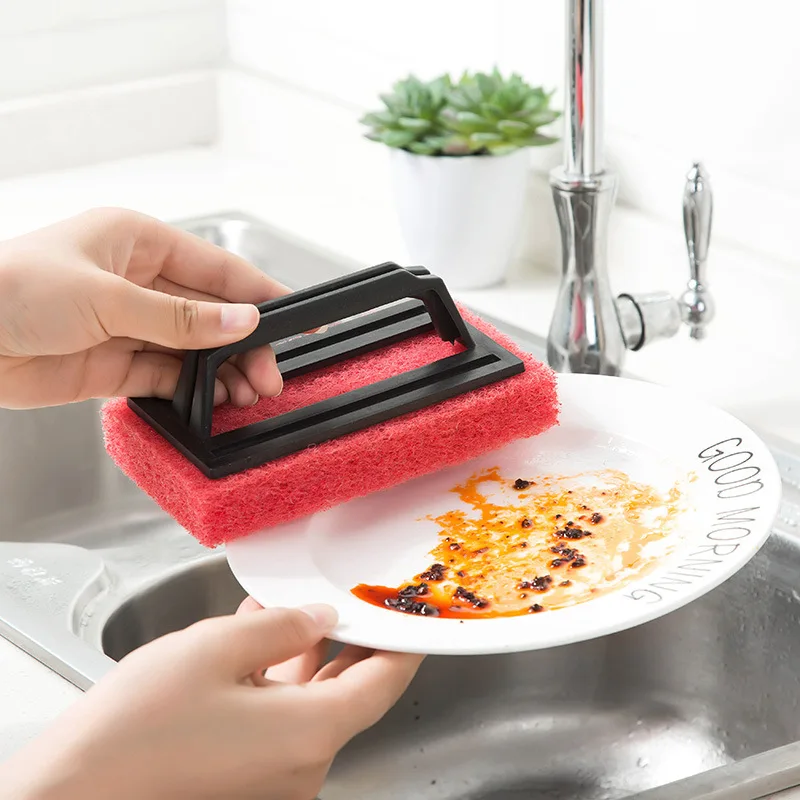 Экологически чистый отличный материал долговечная губка квадратная Чистящая