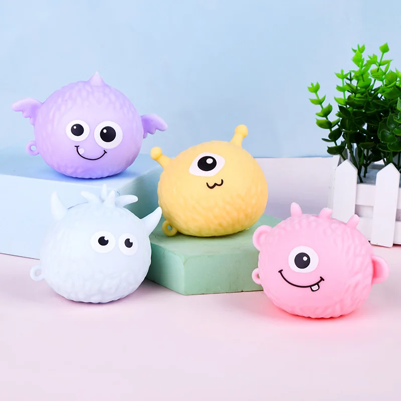 

Креативная игрушка для снятия стресса, игрушка-антистресс с изображением монстра, игрушка-антистресс для детей, игрушка-антистресс случайн...