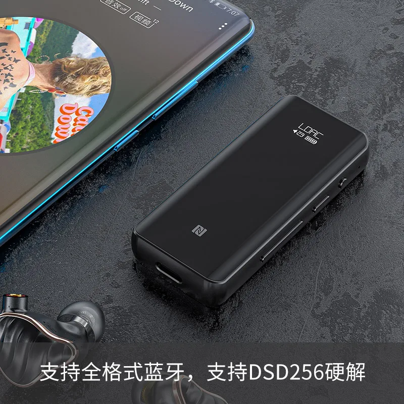 Новый портативный Bluetooth усилитель для наушников FiiO BTR5 CSR8675 AptX HD LDAC USB DAC AAC iPhone iOS
