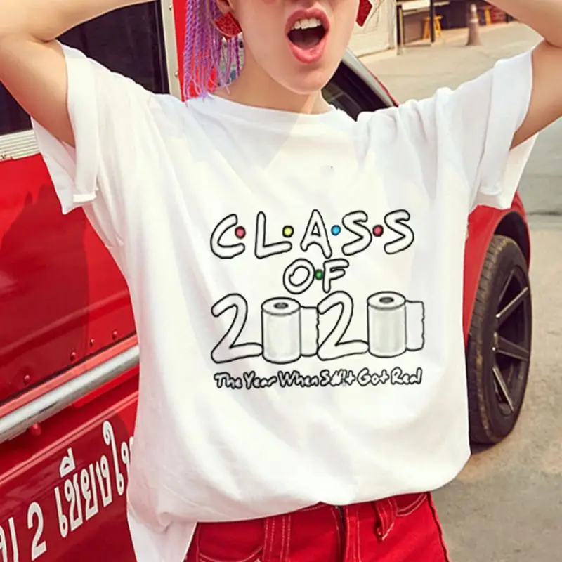 Женская футболка с коротким рукавом забавные старших я пережила туалетной