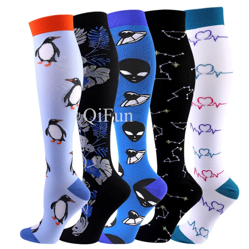 

58 Styles Quality Unisex Compression Stockings Medical Varicose Veins Socks Edema Diabetes Running Marathon Sports Nurses Socks