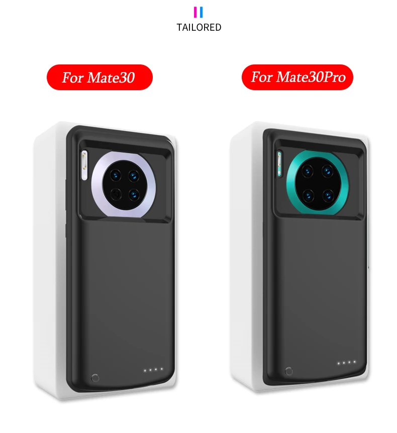 6800mAh Power Bank Case huawei  Mate30 30Pro Pack Backup Battery Charger Case For Huawei Mate30/30Pro