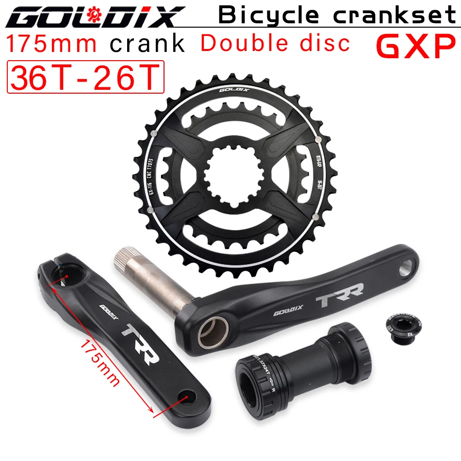 Новый велосипед Fahrrad kurbel для горного велосипеда GXP Kurbel алюминиевая легированная