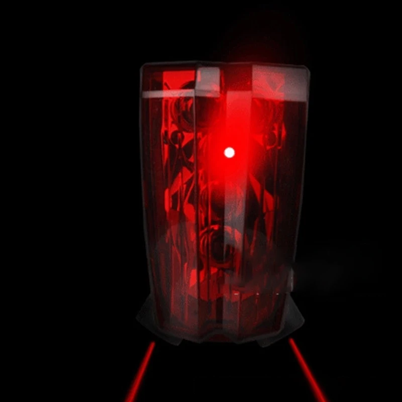 Задний Лазерный фонарь для горного велосипеда RollsRace задний сигналы безопасности