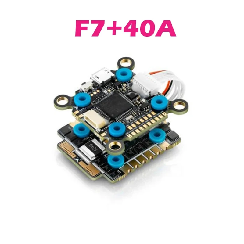 Hobbywing-Controlador de vuelo original para XRotor F7, dispositivo para cuadric&oacute;ptero de carreras con visi&oacute;n en primera persona, XRotor Micro, 40 A, 60 A, 4 en 1, BLHeli-32, DShot1200-3