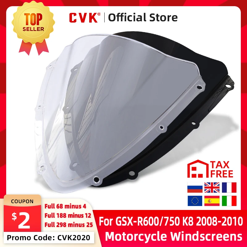 CVK мотоцикл лобовое стекло спойлер ветровое воздуха Ветер Дефлектор для SUZUKI GSXR600