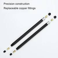 2 in 1 dual silicone cap capacitive stylus pen universal writting touch pen for phone with engraved designs
