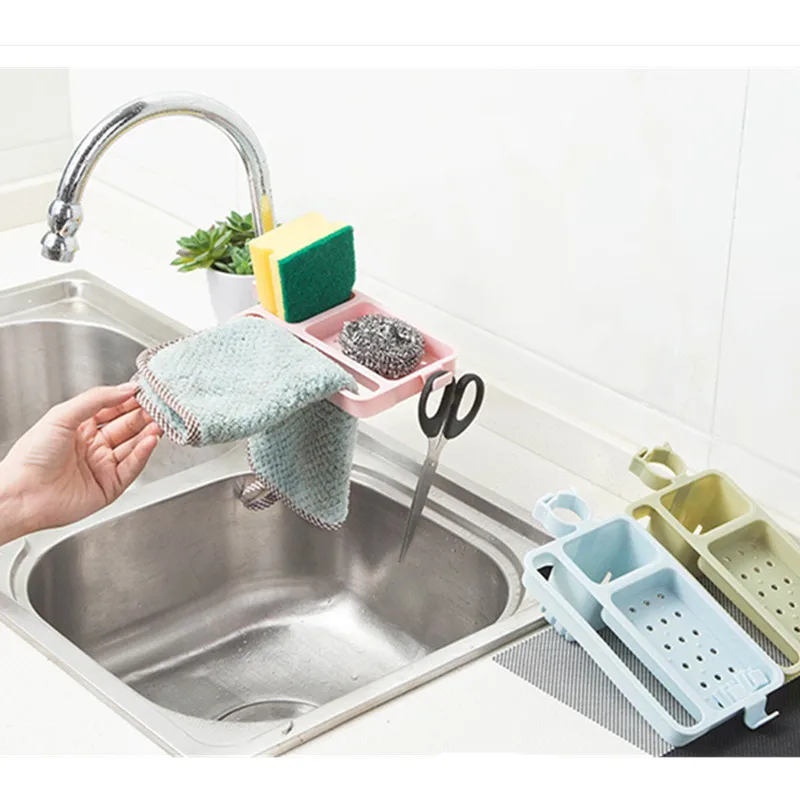 Полка для сливной корзины кухонного крана полка хранения мыла|Полки и держатели|