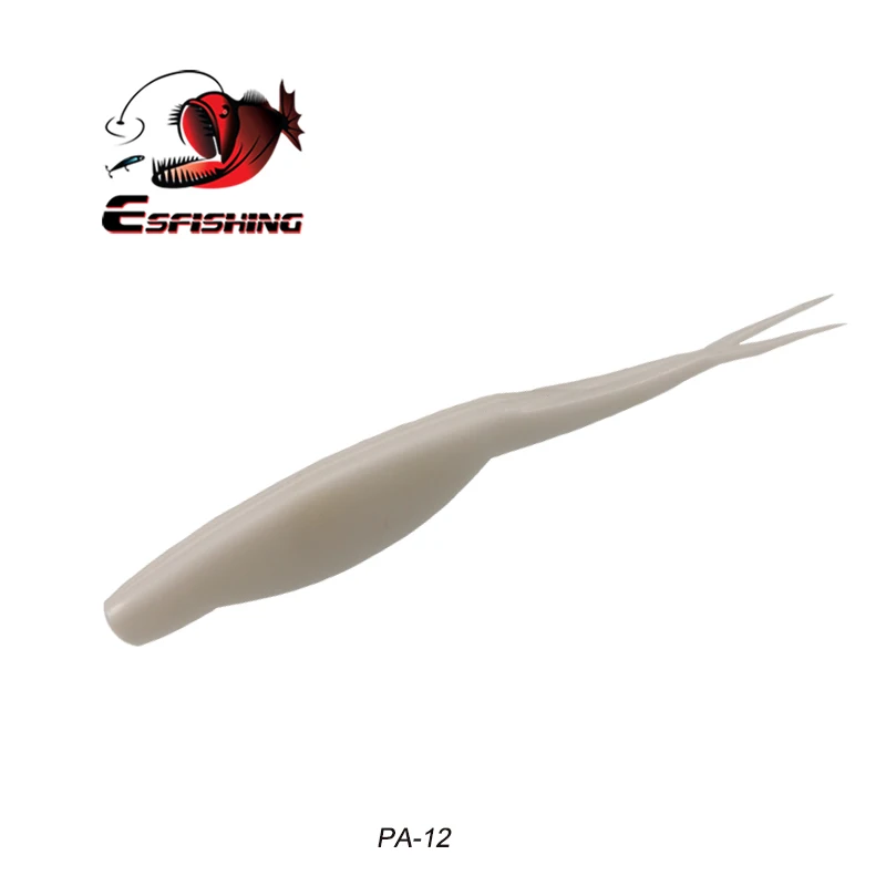 PA12 ESFISHING рыболовные приманки мягкие супер флюк 120 мм 8 г 6 шт. рыболовные аксессуары снасти Leurre soule рыболовные снасти - Цвет: PA12