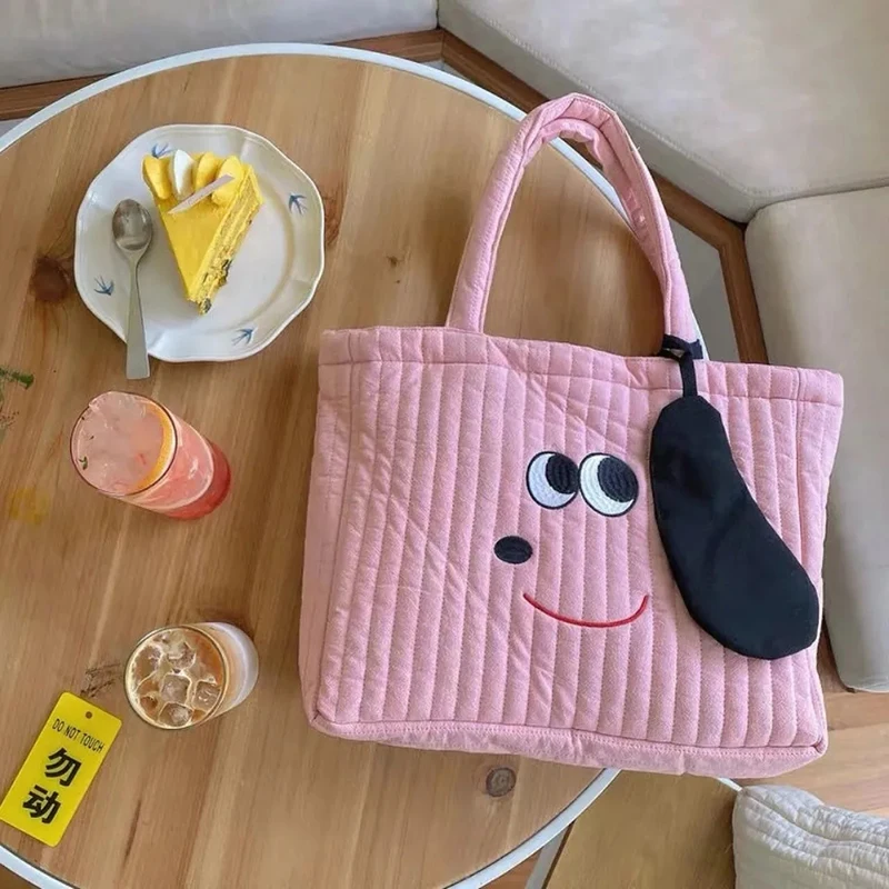 Kpop модная женская сумка Ulzzang аниме мультфильм Tote y2k на плечо большая емкость ins