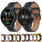 Ремешок из натуральной кожи для Xiaomi MI Watch, цветной спортивный браслет для MI Watch 22 мм