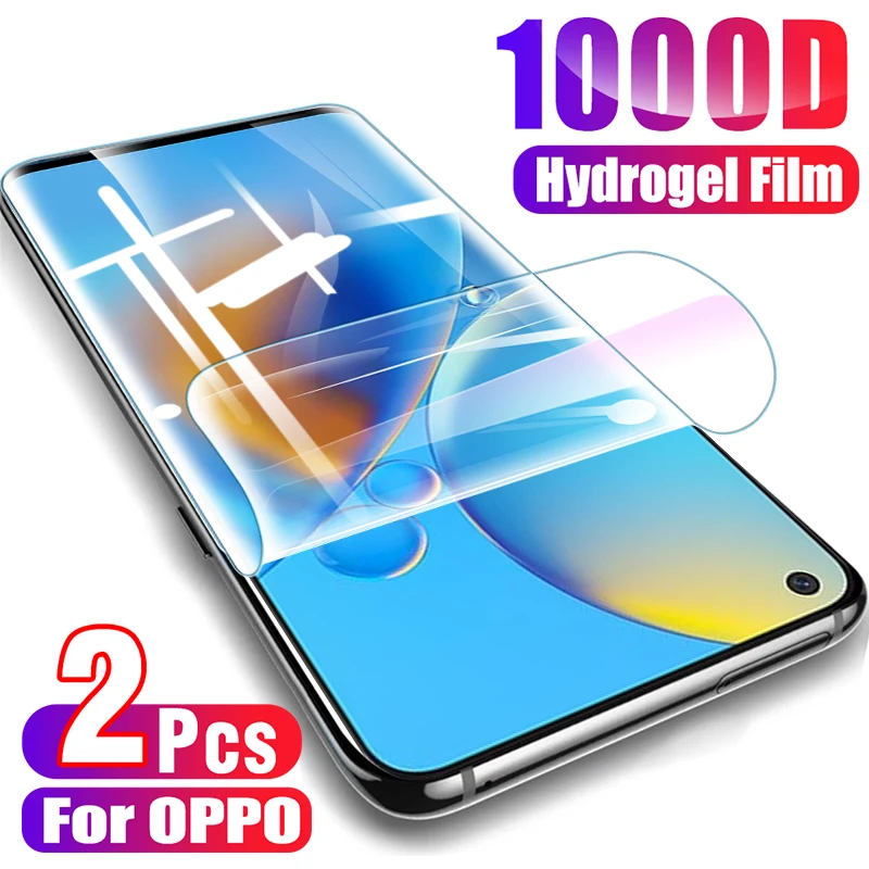 

2PCS Full cover Screen Protector Hydrogel Film For OPPO A74 A54 A94 A 5G 4G Safety Phone protective Not Glass for opo a 74 a 54