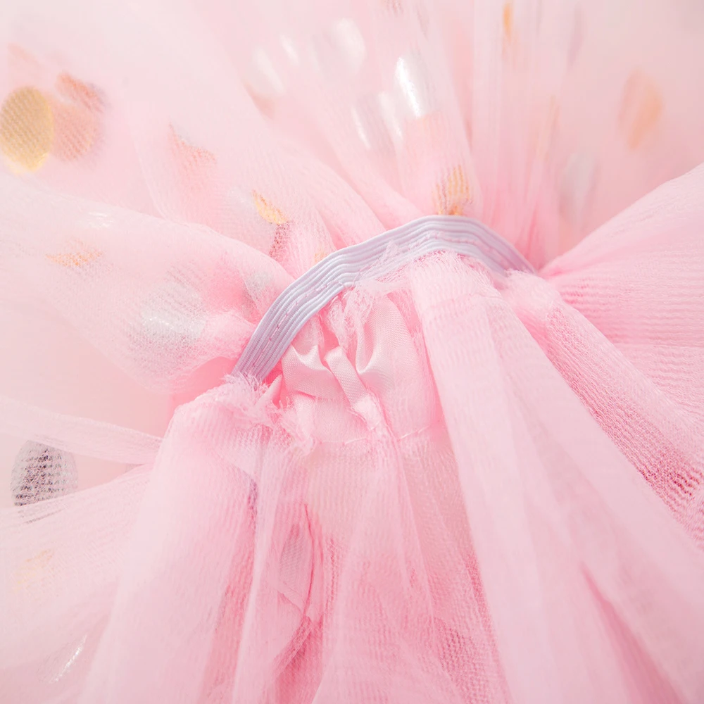 Милая блестящая юбка-пачка для маленьких девочек 3-24 м одежда принцесс детская