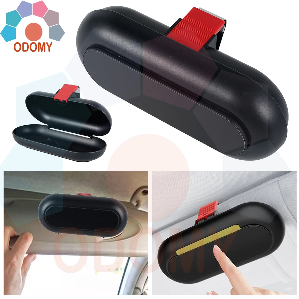 

Car Glasses Case Sunglasses Storage Box Auto Interior Accessories Glasses Holder Sun Visor Automobiles sunglasses