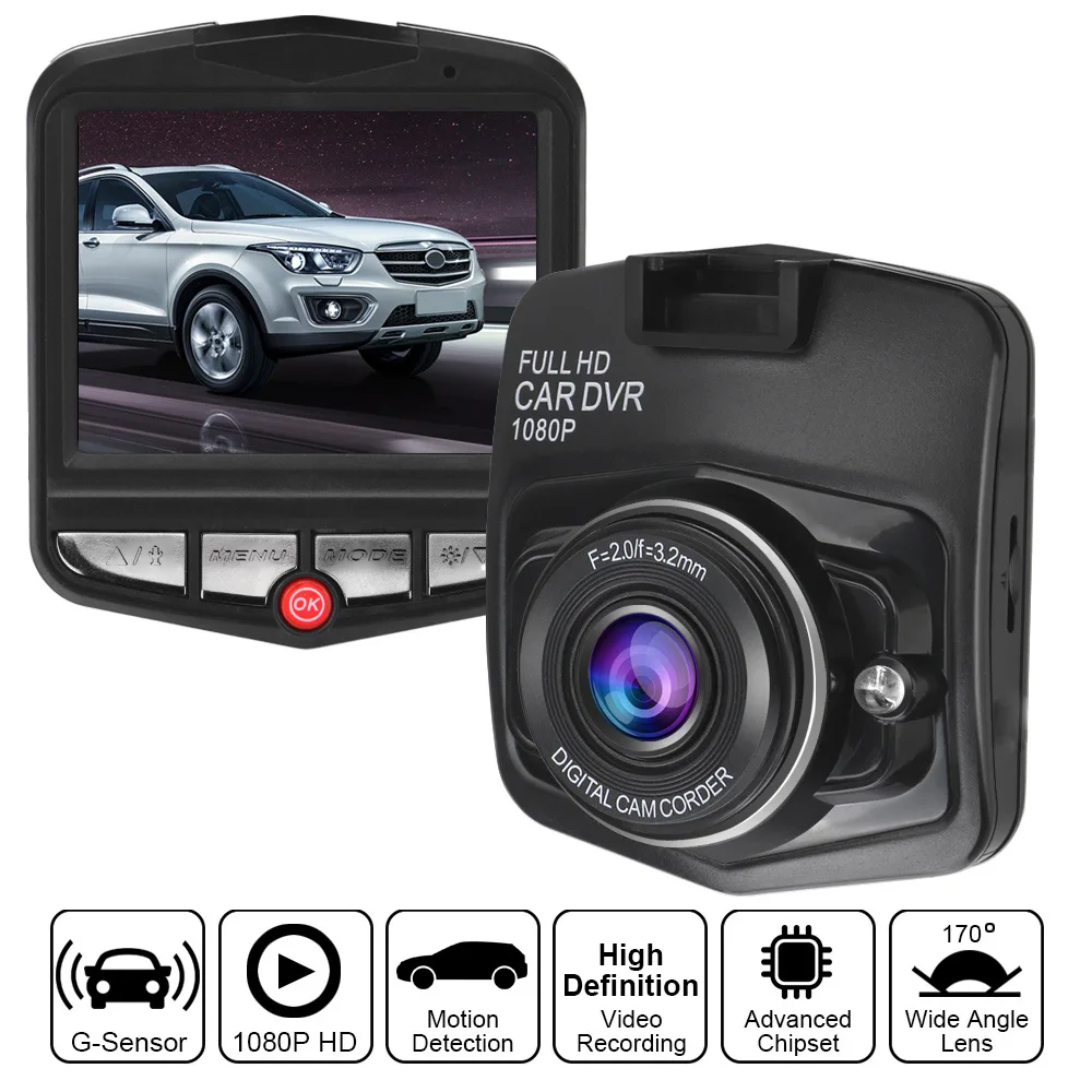 G-sensor видеорегистратор ночного видения Mini Car DVR камера рекордер циклическая