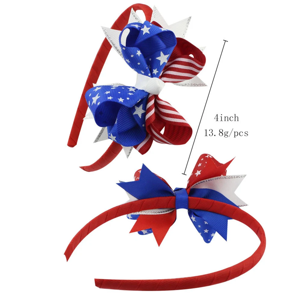 Prowow 4th Of July девушка повязки на голову для детей аксессуары волос фестиваль