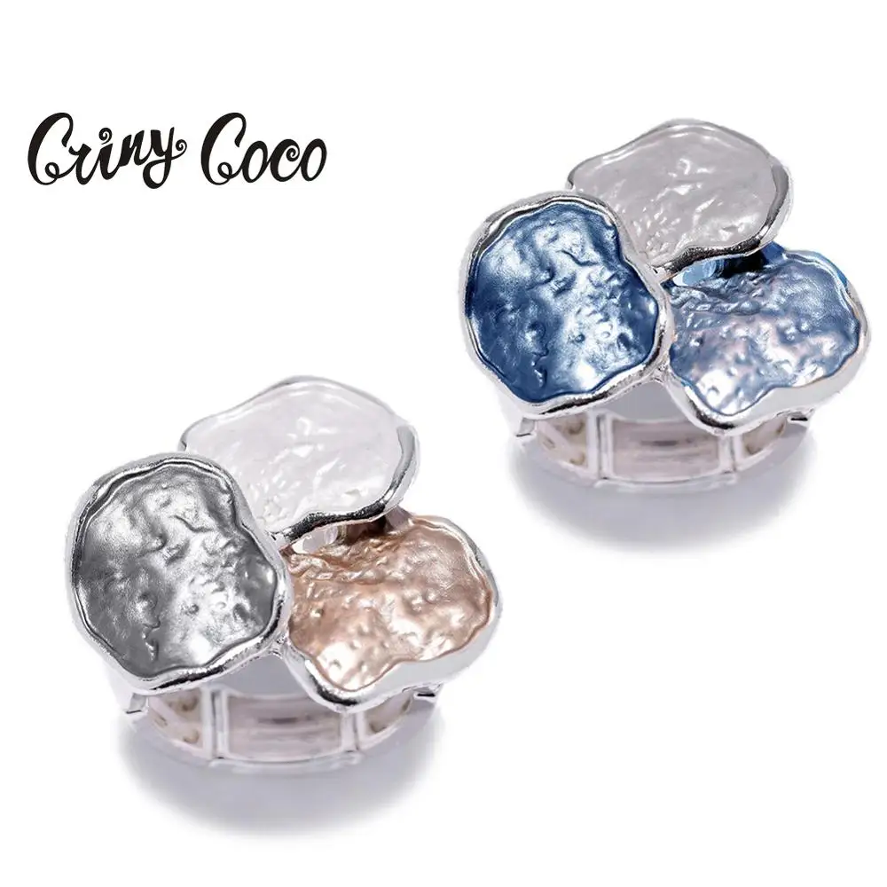 Женское кольцо с геометрическим узором Cring Coco новое дизайнерское на палец из