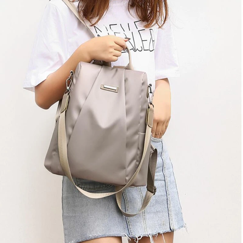 

Casual Travel Backpack For Women Nylon Waterproof Backpack Anti-theft School Bag Oxford Cloth Business Knapsack mochila
