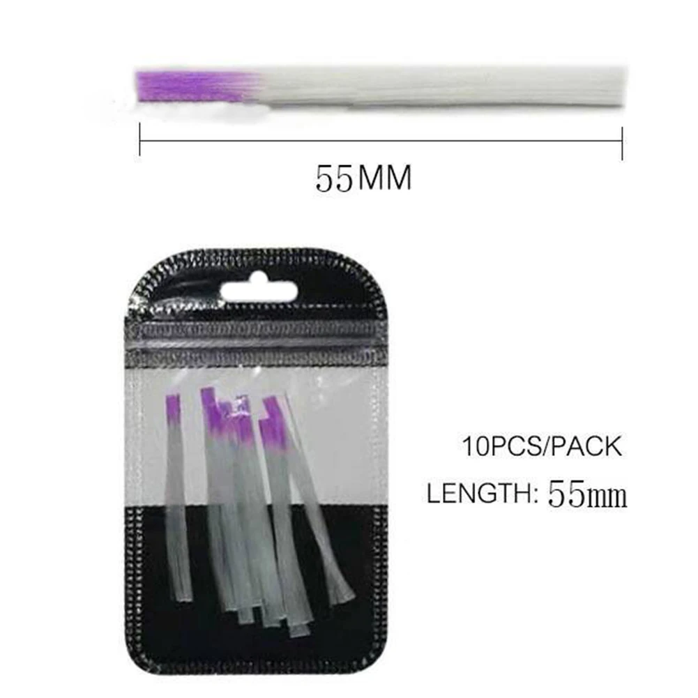 10 шт. форма ногтей стеклоткани быстрая для наращивания Акриловые Советы волокна