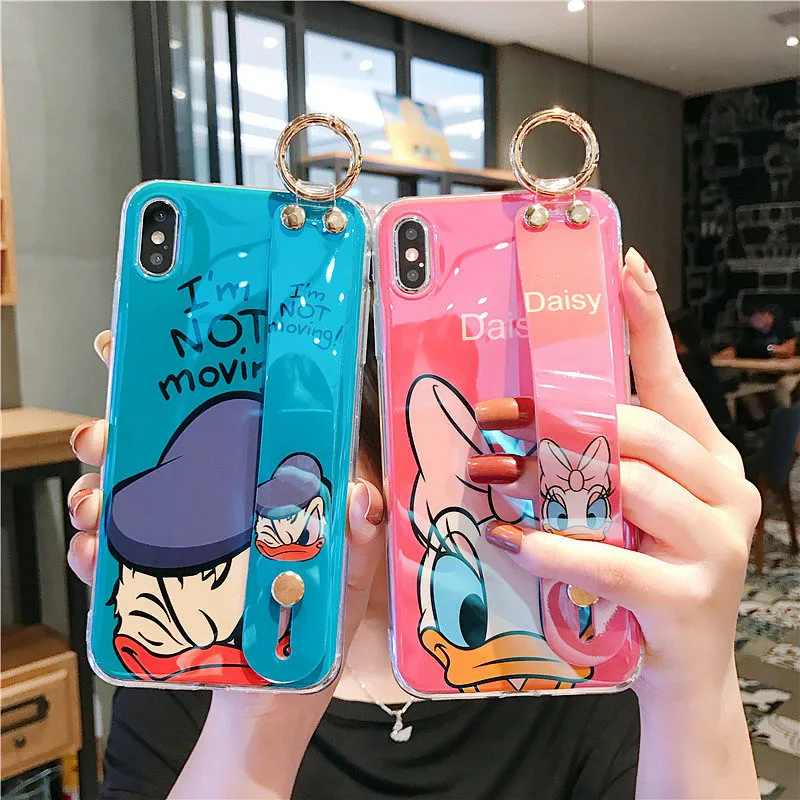 Милая повязка на руку с ремешком на запястье Daidy Donald для Redmi Note7 7a K20 Pro Etui для Xiaomi mi8 9 se lite для Redmi 7 case