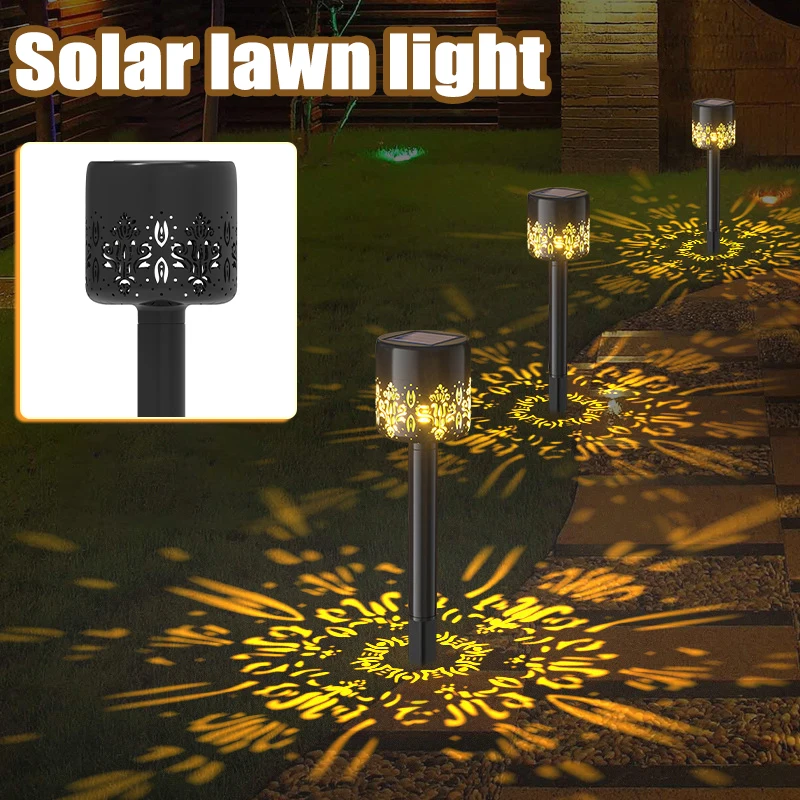 

Solar Landscape Led Light Outdoor Unique Waterproof Courtyard Lawn Lamp For Garden Patio Decoration Luces Solares Para Exterior