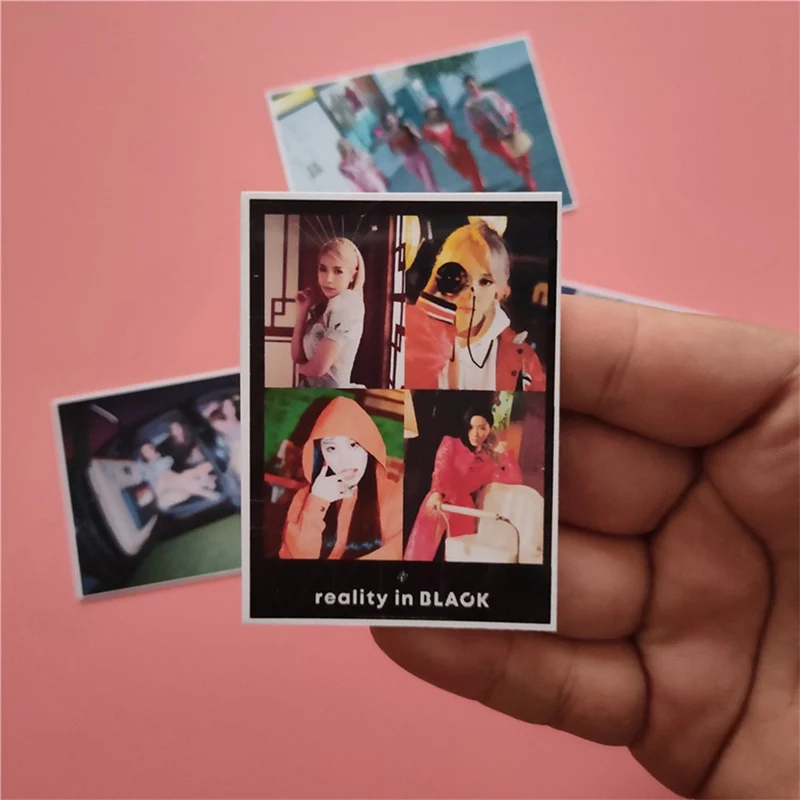 

16Pcs/Set MAMAMOO Fans Gift Collection Album Reality In BLACK Self Made Paper Poster Photocard MAMAMOO Lomo Card Photo Card