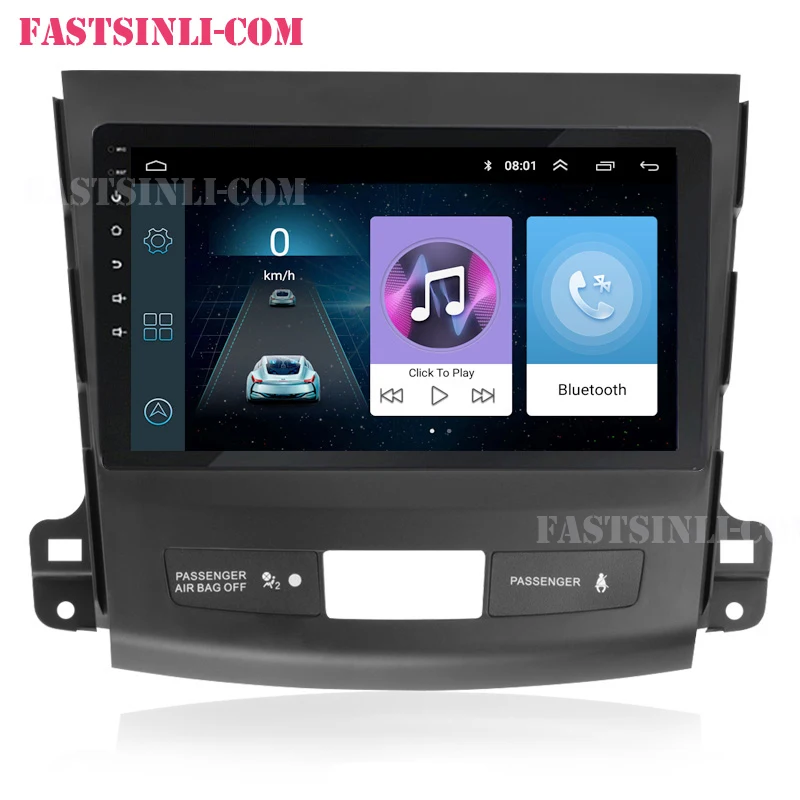 Android 2006 мультимедийный плеер Автомобильный GPS для MITSUBISHI outlander 2011 радио 9 дюймов 2.5D