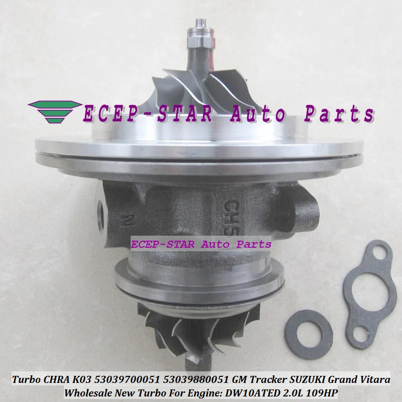 Турбо CHRA картридж Core K03 51 53039700051 53039880051 1390067G00 для Suzuki Grand Vitara трекер 2000 DW10ATED RHW RHZ