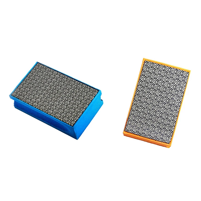 

2x Diamond Hand Polishing Pad Electroplated Grit 400/100 for Granite Concrete Terrazzo Polishing