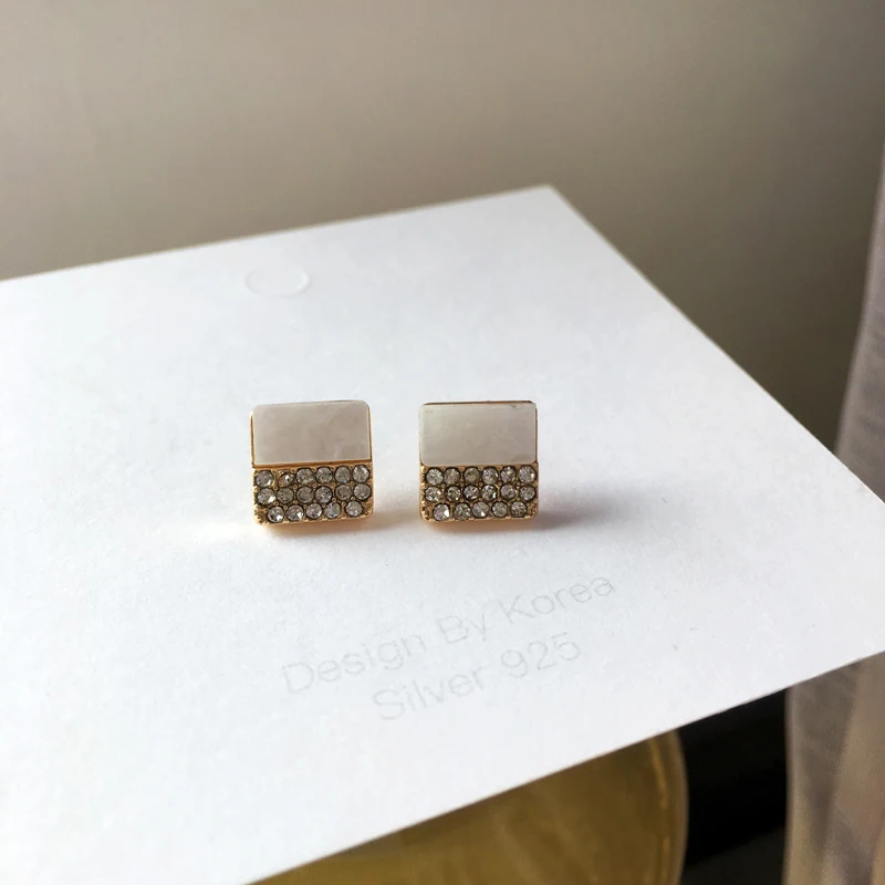 S925 needle изысканные ювелирные изделия серьги гвоздики хит продаж высокое качество