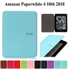 Тонкий кожаный чехол для mazon Kindle Paperwhite 2018 выпущенный чехол для планшета Kindle Paperwhite 4 10 поколения Чехол для электронной книги PQ94WIF