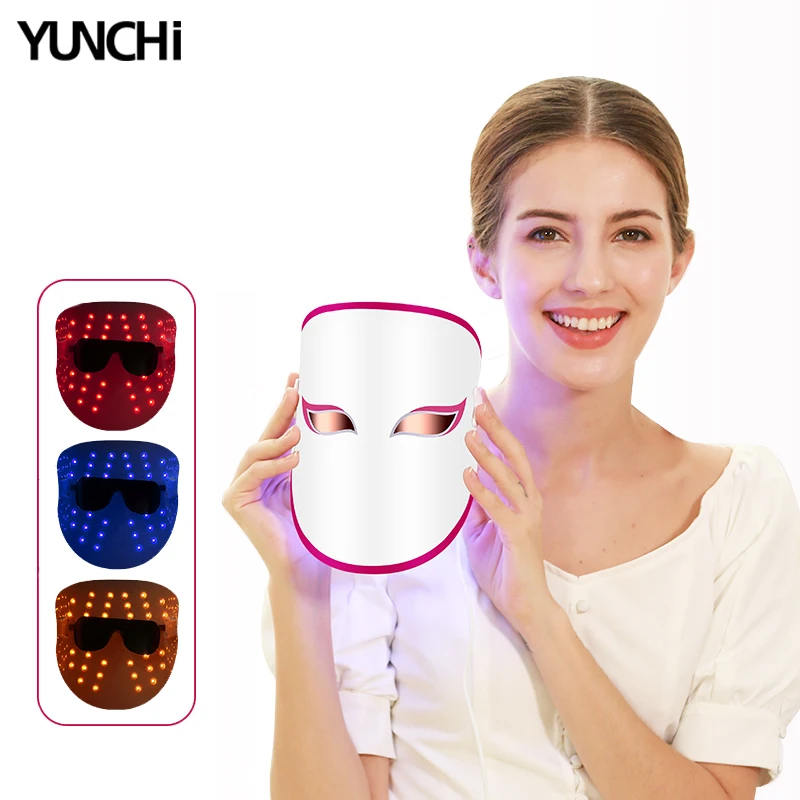 Светодиодная световая фотоновая маска для омоложения кожи 32 светодиода 3