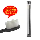 Зубная щетка, ультратонкая мягкая, с зубные щетки для взрослых нано-щетиной, портативная, для путешествий, для ухода за полостью рта, 1 шт.