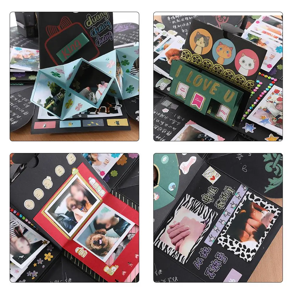 Surprise Explosion Photo Box многослойная готовая Diy игрушка ручной работы фотоальбом
