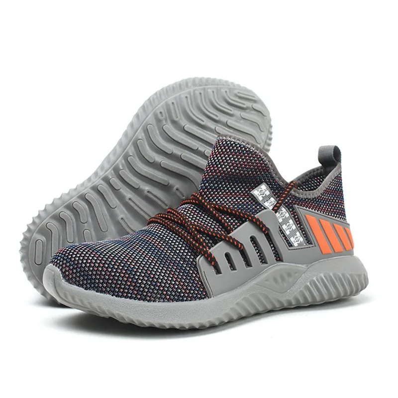 

Breathable Men's Safety Shoes Boots With Steel Toe Cap Casual Men's Boots Work Indestructible Shoes Puncture-Proof Work Sneakers