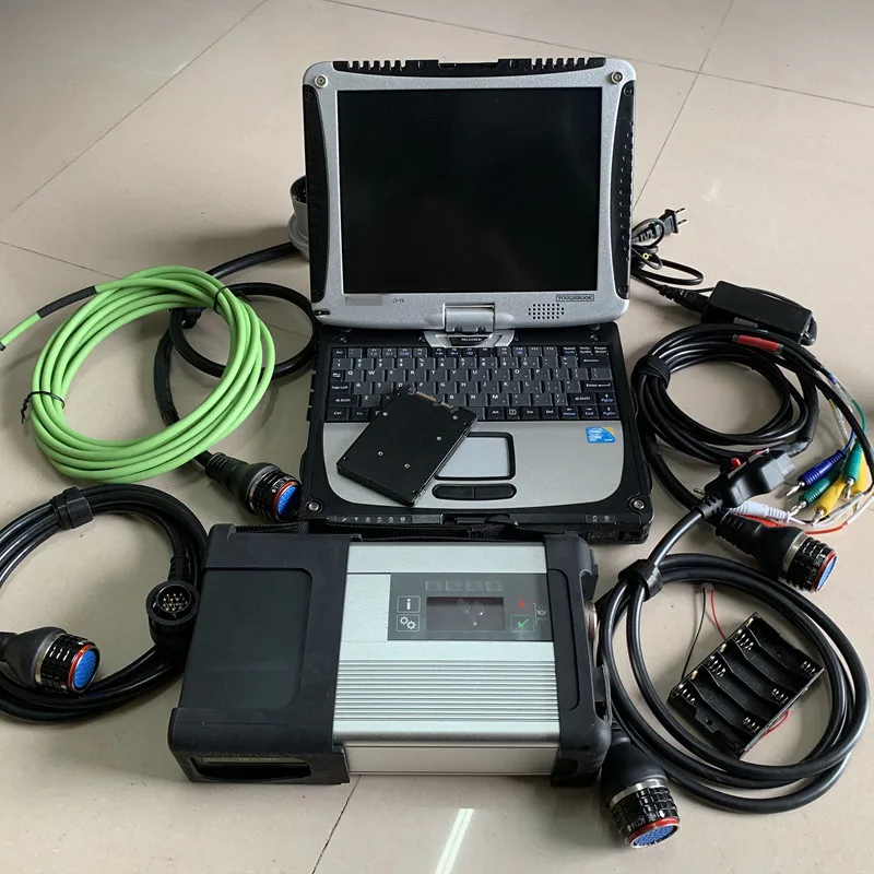 Супер MB Star C5 Sd подключение wifi с CF19 Toughbook Диагностика ПК SD conenct программное